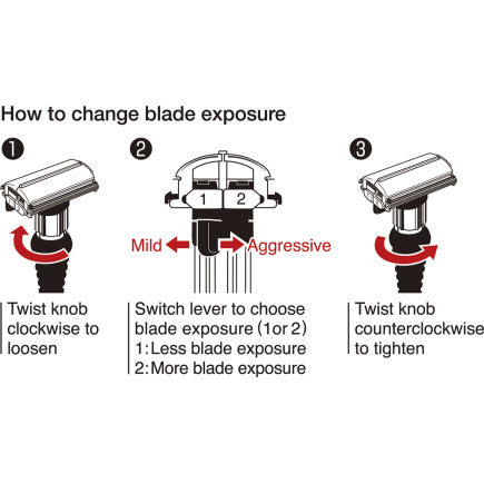 FEATHER Adjustable Double Edge Safety Razor