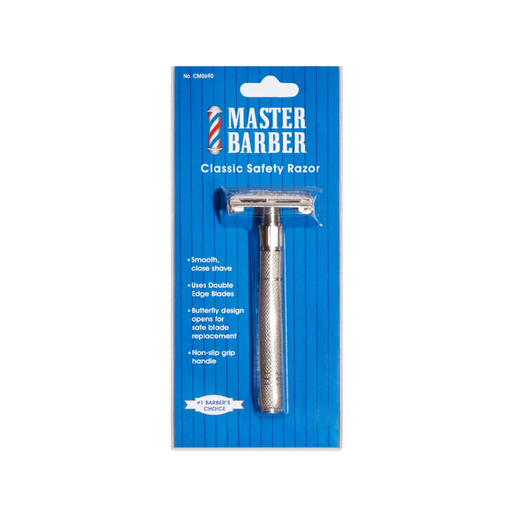 Master Barber Classic Safety Razor - Nickel-plated
